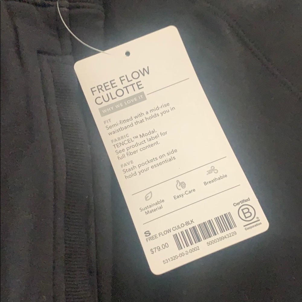 Free flow culotte